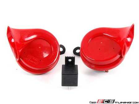 ES#8194 - UN6628500 - Accessory Horn Kit - Dual tone electric horn kit to let the world know where you are - Hella - Audi BMW Volkswagen Mercedes Benz MINI Porsche