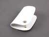 ES#1833371 - 80230439628 - Nappa Leather Key Case - White  - (NO LONGER AVAILABLE) - Featuring white stitching and the BMW roundel - Genuine BMW - 