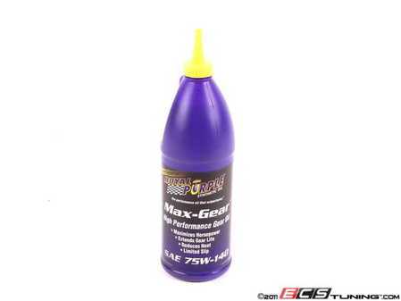 ES#2515383 - 01301 - Max-Gear Gear Oil 75w140 - 1 Quart - Max-Gear is recommended for use in front or rear LSD differentials, manual transmissions, and lower gear units of marine engines that specify use of an API GL-5 or GL-4 fluid - Royal Purple - BMW Mercedes Benz