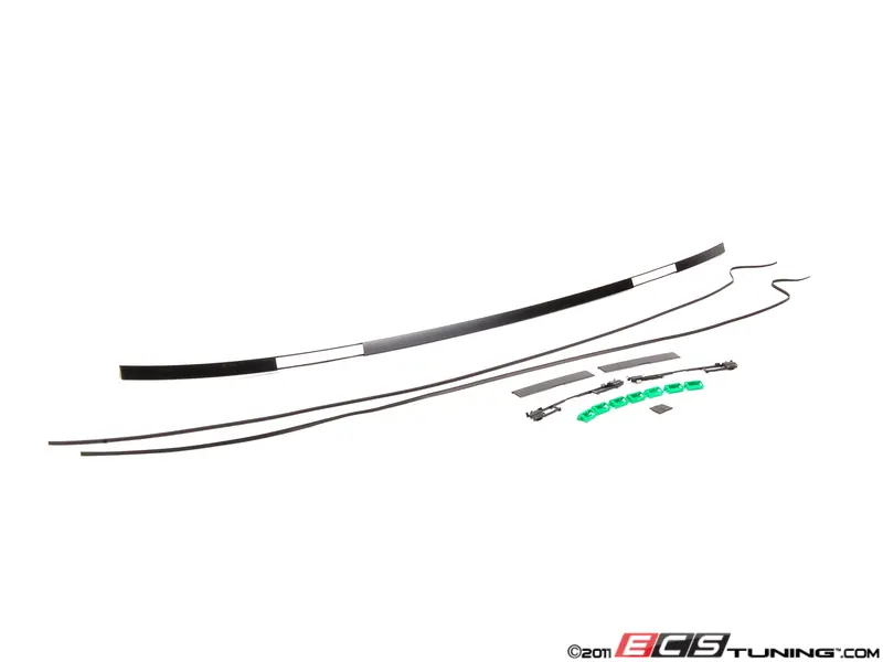 1 Par LH+RH Chrome Front Bumper Moldng Trms For BMW G12 7-Seres
