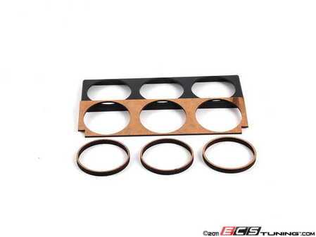 ES#1176 - MK4DP 3H - Radio Panel Gauge Holder - 3-Hole - Fits in the factory radio location, accepts three 52mm gauges - New South Performance - Volkswagen