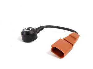 ES#281269 - 06F905377 - Brown Knock Sensor With Harness - 160mm - Detects engine knock and changes timing accordingly - Genuine Volkswagen Audi - Audi Volkswagen