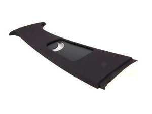 ES#112705 - 51437893547 - "B" Pillar Trim - Upper Left - Anthrazit/Dark Gray/Black, located center of vehicle, where upper seat belt mount attaches - Genuine BMW - BMW