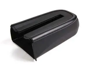 Black Seat Belt Trim Cover - Left