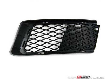ES#74686 - 51117154719 - Bumper Grille - Left - Black. Located on the lower left portion of the front bumper - Genuine BMW - BMW