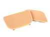 ES#120424 - 51468230770 - Speaker Cover - Rear Deck - Pair - Sandbeige/Light Beige. Protects the speakers in the rear deck. - Genuine BMW - BMW