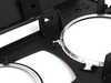 ES#119284 - 51459137563 - Climate Control Trim - Pearlglanz Chrom/ Pearlescent Chrome. Surrounds the climate control knobs. - Genuine BMW - BMW