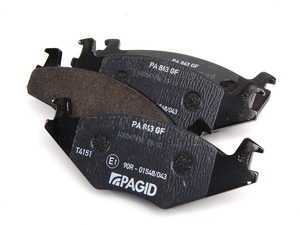 ES#2167557 - 191698151L - Front Brake Pad Set - A set of four front brake pads - Pagid - Volkswagen