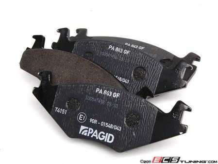 ES#2167557 - 191698151L - Front Brake Pad Set - A set of four front brake pads - Pagid - Volkswagen