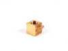ES#2988 - CON 005 - Brass Fitting - 90 Degree - Use to convert a screw-on connection to a push-on vacuum line connection - New South Performance - Audi Volkswagen