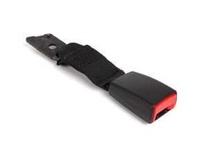 ES#186582 - 72118209836 - Rear Lower Seat Belt - Center - Schwarz/Black. Passes though the bottom of the rear seat. - Genuine BMW - BMW