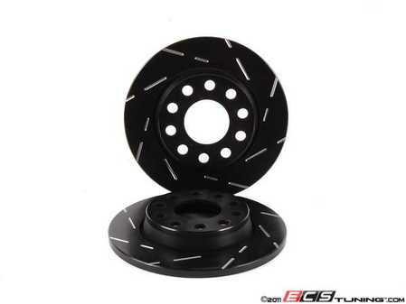 ES#522673 - USR1203 - Rear Slotted Brake Rotors - Pair (255x12) - Reduce the fading, improve your braking - EBC - Audi