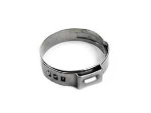 ES#26244 - 11631716970 - Oetiker Hose Clamp - Priced Each - 23.9-27.1mm - Single use crimp hose clamp often used with fuel and hydraulic pressure lines - Genuine BMW - BMW MINI