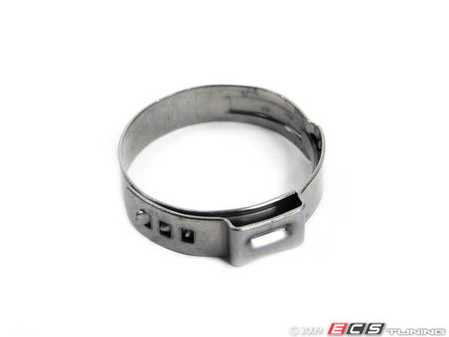 ES#26244 - 11631716970 - Oetiker Hose Clamp - Priced Each - 23.9-27.1mm - Single use crimp hose clamp often used with fuel and hydraulic pressure lines - Genuine BMW - BMW MINI