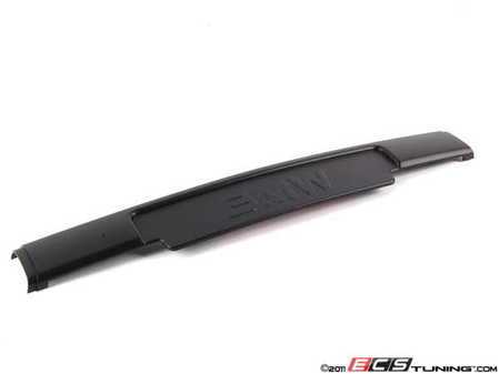 ES#74036 - 51112232451 - License Plate Delete Panel - Embossed with BMW - Genuine BMW - BMW