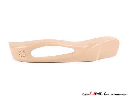 ES#143126 - 52108240095 - Beige Outer Seat Trim Cover - Left - Located on the outer edge of the seat - Genuine BMW - BMW