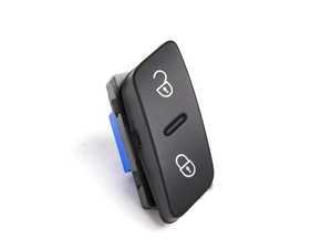 ES#318780 - 1K0962125BREH - Central Lock Switch - Left - Replace your faulty or peeling door lock switch - Genuine Volkswagen Audi - Volkswagen