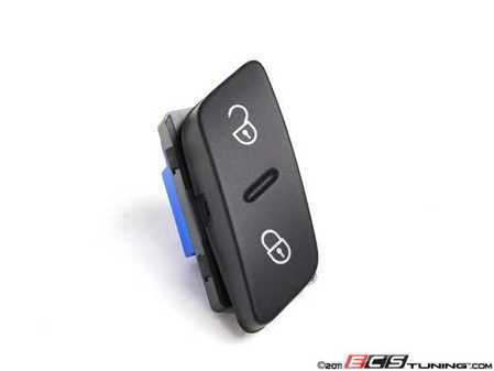 ES#318780 - 1K0962125BREH - Central Lock Switch - Left - Replace your faulty or peeling door lock switch - Genuine Volkswagen Audi - Volkswagen