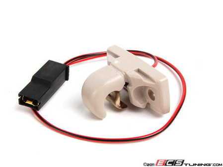 ES#5748 - 4d0857561bp21 - Sun Visor Clip - Ecru (Beige) - Priced Each - Fits the left & right side - Genuine Volkswagen Audi - Audi