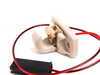 ES#5748 - 4d0857561bp21 - Sun Visor Clip - Ecru (Beige) - Priced Each - Fits the left & right side - Genuine Volkswagen Audi - Audi