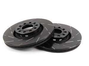 ES#522657 - USR1045 - Front Slotted Brake Rotors - Pair (312x25) - Reduce the fading, improve your braking - EBC - Audi