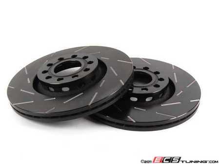 ES#522657 - USR1045 - Front Slotted Brake Rotors - Pair (312x25) - Reduce the fading, improve your braking - EBC - Audi