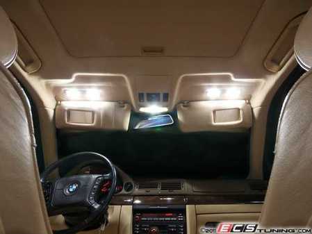 ES#2526358 - e38intkt5 - LED Interior Lighting Kit - Vanity Mirror - See yourself like never before - ZiZa - BMW