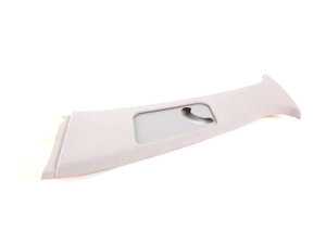 ES#111492 - 51437013937 - "B" Pillar Trim - Upper Left - Hellgrau/Light Gray, located center of vehicle, where upper seat belt mount attaches - Genuine BMW - BMW