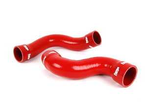 ES#1832527 - FMKT008R - Upper Intercooler Boost Hose Kit - Red - 2-piece kit connects turbo and intake manifold to intercooler - Forge - Audi