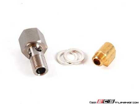 ES#11178 - CON017 - 2.0T FSI Banjo Port - Adapter to simplify the installation of an individual oil pressure gauge - New South Performance - Audi Volkswagen
