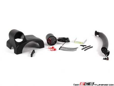 ES#1876746 - 3c0898005 - Gauge & Pod Kit - Includes a NSP "Perfect Match Indigo Blue" Boost gauge, offset steering wheel mounted pod, and all necessary hardware - New South Performance - Volkswagen