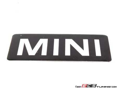 ES#184997 - 71220933608 - "MINI" Valve Cover Label - Attaches to the valve cover in "MINI" lettering. - Genuine MINI - MINI