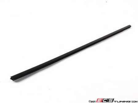 ES#94087 - 51332695285 - Gloss Shadowline Trim - Left - Located on the outside of the front door running perpendicular to the "B" pillar - Genuine BMW - BMW