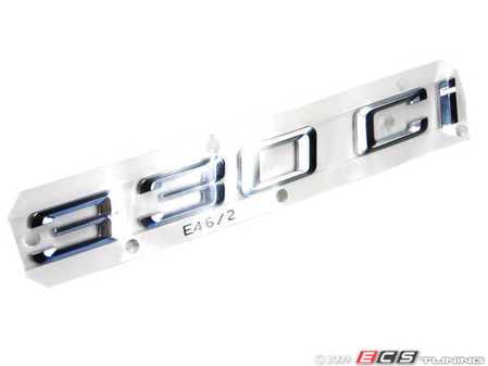ES#79232 - 51147000499 - 330Ci Coupe Trunk Emblem - Includes adhesive backing for easy installation - Genuine BMW - BMW