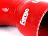 ES#1832527 - FMKT008R - Upper Intercooler Boost Hose Kit - Red - 2-piece kit connects turbo and intake manifold to intercooler - Forge - Audi