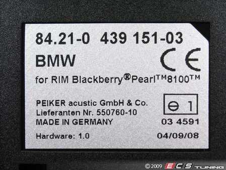 Genuine BMW - 84210439151 - Snap-In Adapter (84-21-0-439-151)