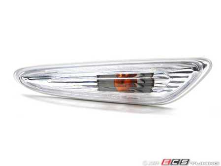 ES#173602 - 63137165915 - Clear Fender Side Marker - Left - Replacement for your amber fender side markers - Genuine BMW - BMW