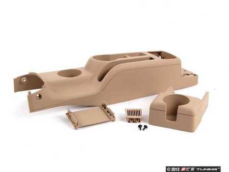 ES#251682 - MK4CNSLESWPBGE - Center Console Conversion - Light Beige - (NO LONGER AVAILABLE) - Complete conversion to add center cup holders to early MKIV cars - Genuine Volkswagen Audi - 