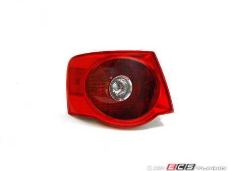 ES#259374 - 1K5945095J - Outer Tail Light Assembly - Left - Early non tinted style body mounted tail light assembly with bulbs - Genuine Volkswagen Audi - Volkswagen