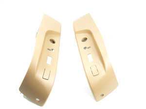 ES#137839 - 52107058011 - Seat Trim Cover - Sandbeige - Outer trim panel covering seat controls - Genuine BMW - BMW