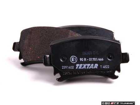 ES#2526556 - 4F0698451D - Rear Brake Pad Set - Restore stopping power - Textar - Audi
