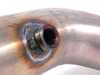 ES#6373 - CD100010 - Downpipe With High Flow Catalytic Converter - Fully polished 3" downpipe with high flow catalytic converter  - APR - 