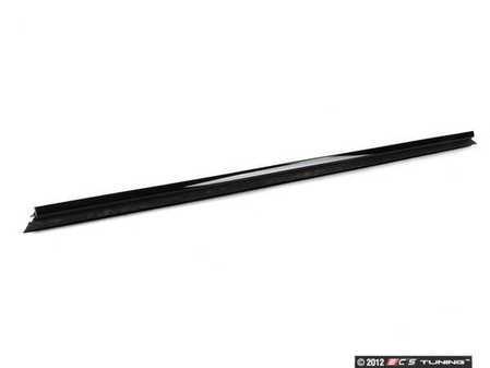 ES#89580 - 51212694035 - Door Moulding - Left - Glanzschwarz/Bright Black. Found at the top of the door panel - Genuine BMW - BMW