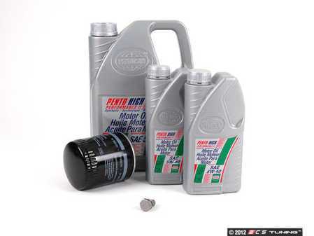 ES#1521 - B5V630V3KKT - Oil Service Kit - Includes Mann oil filter and Pentosin 5w-40 oil - Assembled By ECS - Audi Volkswagen