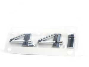 ES#79240 - 51147008542 - E53 X5 4.4i Emblem - Driver Side (Left) - Stick on emblem - Genuine BMW - BMW