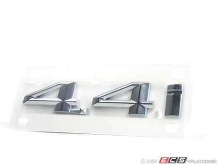 ES#79240 - 51147008542 - E53 X5 4.4i Emblem - Driver Side (Left) - Stick on emblem - Genuine BMW - BMW