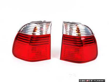 ES#253258 - 63216902531/532 - European Tail Light Set - (NO LONGER AVAILABLE) - White / Red / Red - Genuine European BMW - 