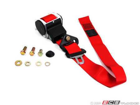 ES#2561674 - 72112233003 - Driver Seat Belt - Color Red - (NO LONGER AVAILABLE) - Complete upper assembly - Genuine European BMW - 