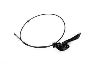 ES#91564 - 51231884281 - E30 Hood Release Cable - Complete with interior mounted handle - Genuine BMW - BMW