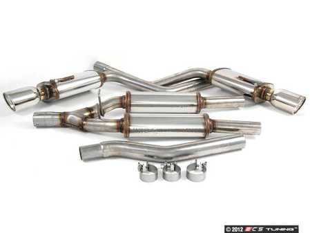 ES#1892705 - 16601 - Cat-Back Exhaust System - 2.25" stainless steel with dual 4" polished stainless tips - Magnaflow - Audi